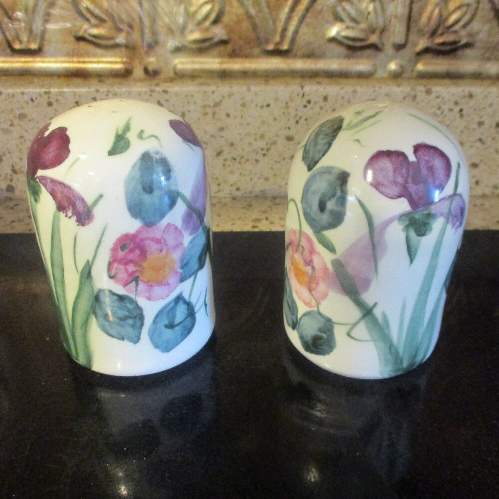 Vintage Ceramic Elasen Salt & Pepper Shakers